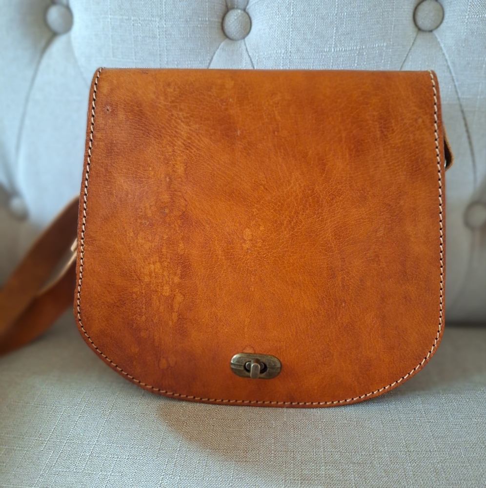 Genuine leather shoulder bag NWOT